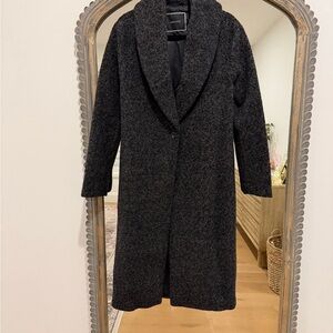 RW&CO. Charcoal Shawl Maxi Jacket